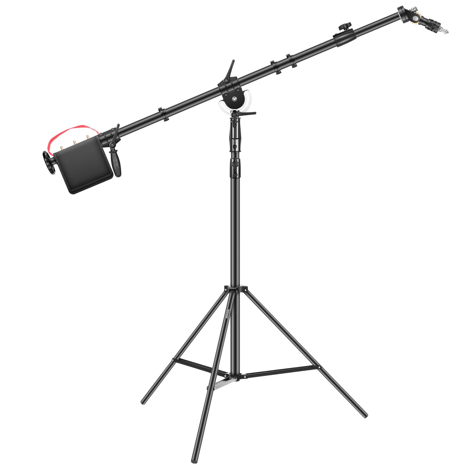【美品】NEEWER ライトスタンド 三脚スタンド Amazon | Neewer 写真ライトスタンド プロブームアーム付き 88.5